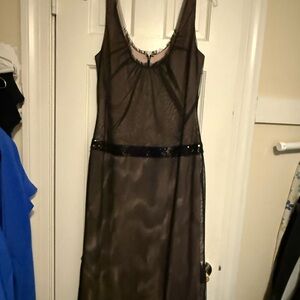 Vera Wang Black Asymmetrical Dress